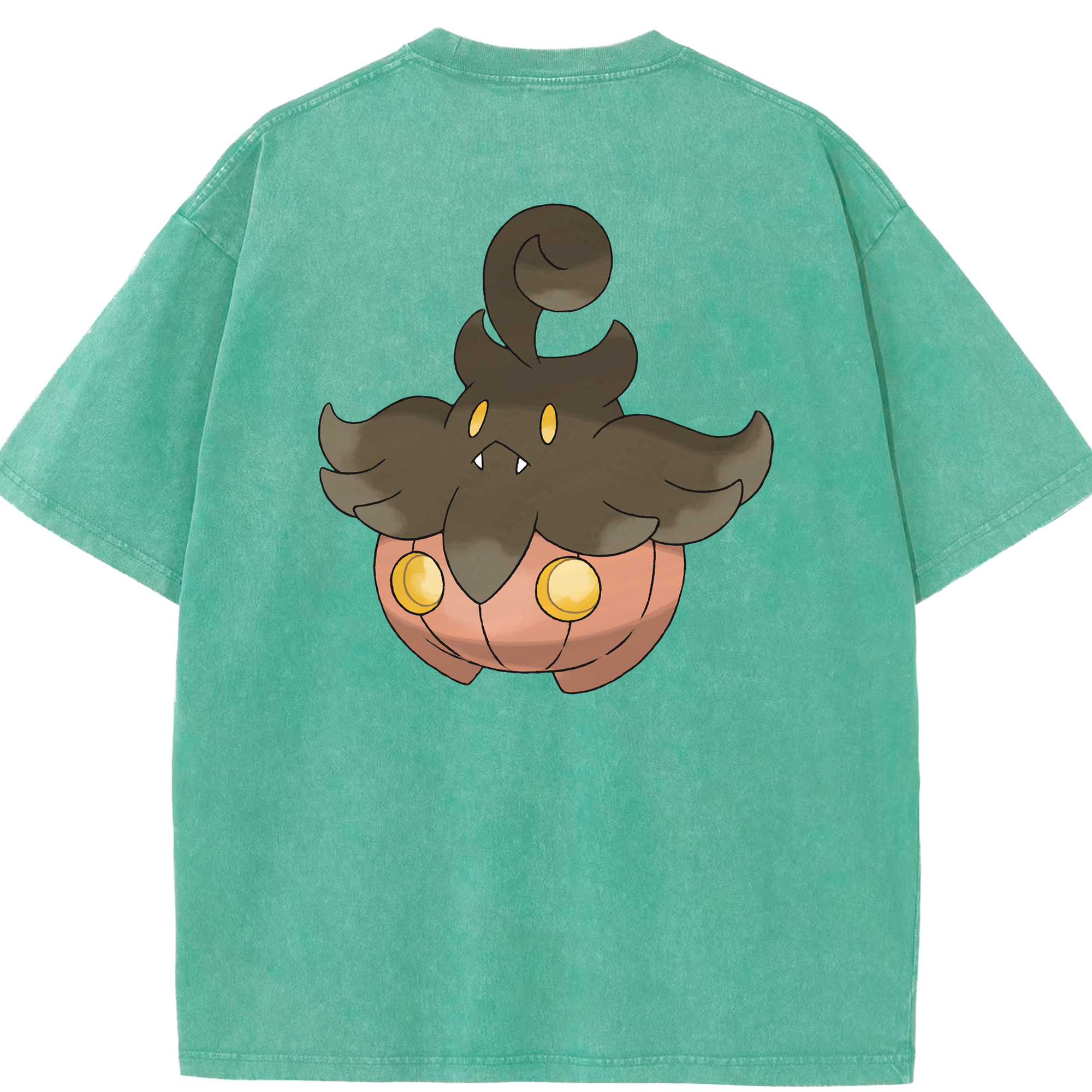 （画像用） ポケットモンスター Pokémon 綿100% ヴィンテージ風 半袖Tシャツ（背面プリント）